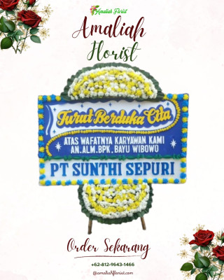 Papan Bunga Duka di Bendan Ngisor